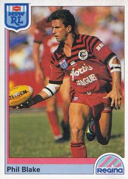 1992 Regina NSW Rugby League #143 Phil Blake Front
